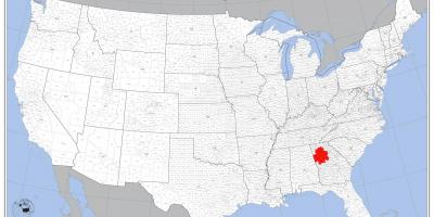 Атланта и на нас мапа