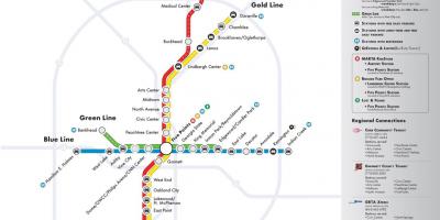 МАРТА метрото мапа